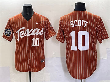 Mia Scott Texas Longhorns orange jersey
