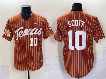 Mia Scott Texas Longhorns orange jersey