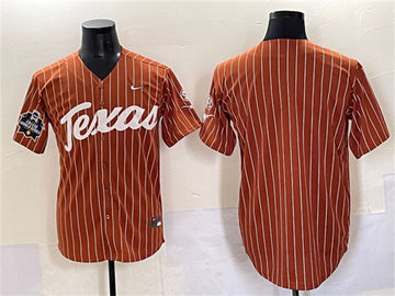 Custom Texas Longhorns orange jersey