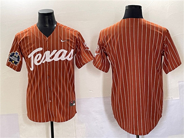 Custom Texas Longhorns orange jersey