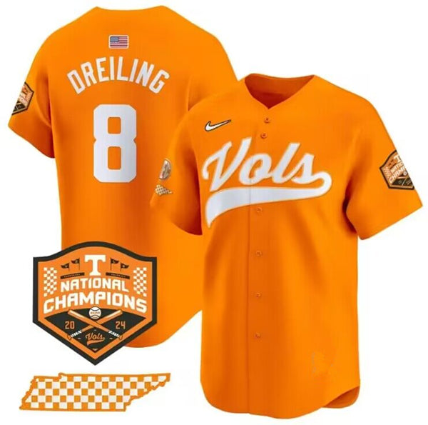 Dylan Dreiling Tennessee Volunteers orange Vapor jersey