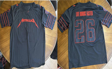 Custom Metallica black jersey