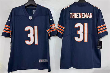 Dillon Thieneman Chicago Bears navy Vapor jersey