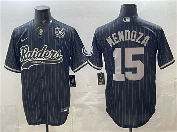 Fernando Mendoza Las Vegas Raiders black jersey