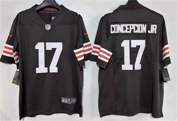 KC Concepcion Cleveland Browns brown Vapor jersey
