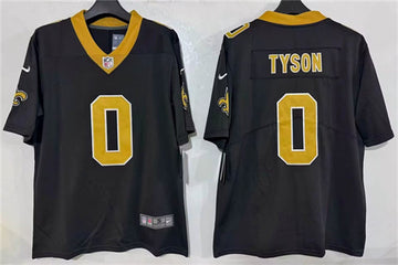 Jordyn Tyson New Orleans Saints black Vapor jersey