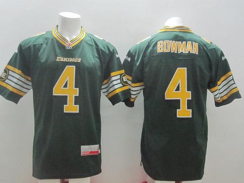 Adarius Bowman Edmonton Elks green jersey