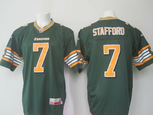 Kenny Stafford Edmonton Elks green jersey