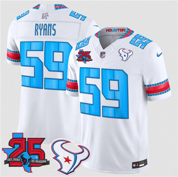 DeMeco Ryans Houston Texans white Limited jersey