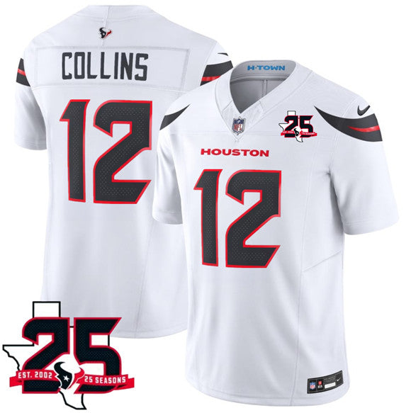 Nico Collins Houston Texans white Limited jersey