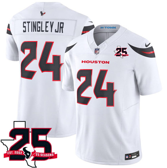Derek Stingley Jr Houston Texans white Limited jersey