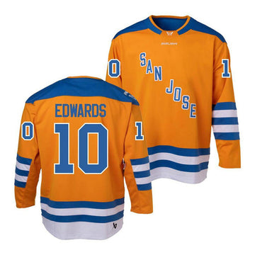 Laila Edwards San Jose Bauer orange jersey