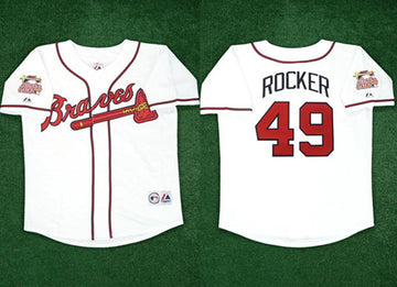 John Rocker Atlanta Braves white Home jersey