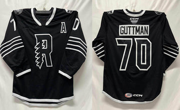 Cole Guttman Rockford IceHogs black jersey