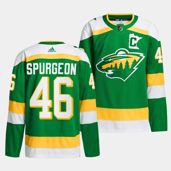 Jared Spurgeon Minnesota Wild green jersey