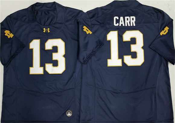 CJ Carr Notre Dame Fighting Irish navy Limited jersey
