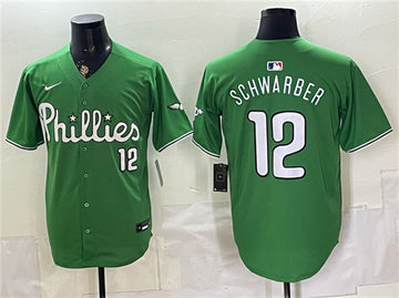 Kyle Schwarber Philadelphia Phillies green Limited jersey