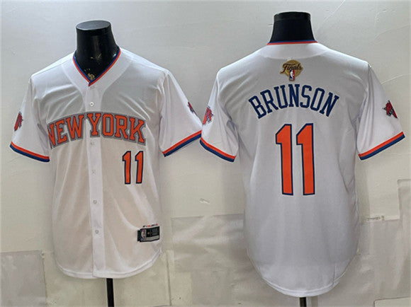 Jalen Brunson New York Knicks white jersey