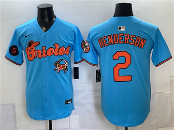 Gunnar Henderson Baltimore Orioles blue Vapor jersey