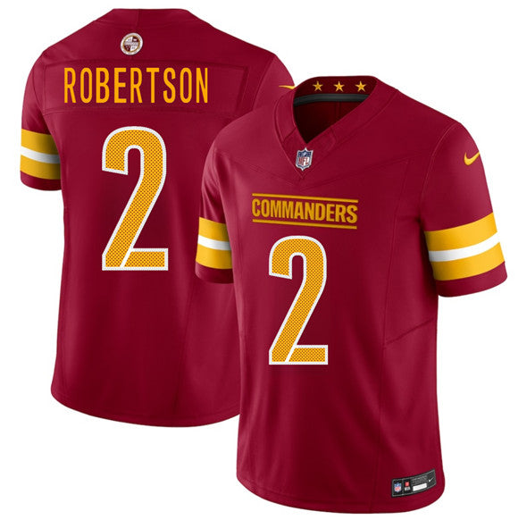 Amik Robertson Washington Commanders burgundy Vapor jersey