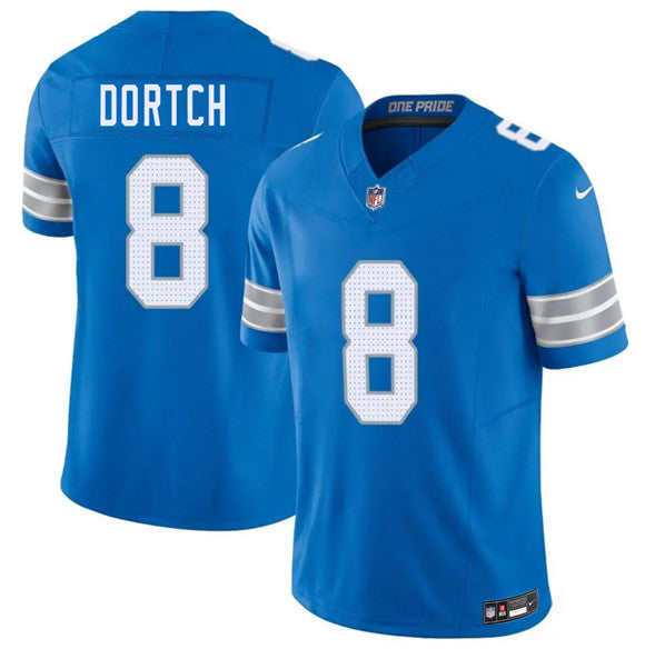 Greg Dortch Detroit Lions blue Vapor jersey