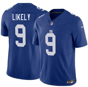 Isaiah Likely New York Giants blue Vapor jersey