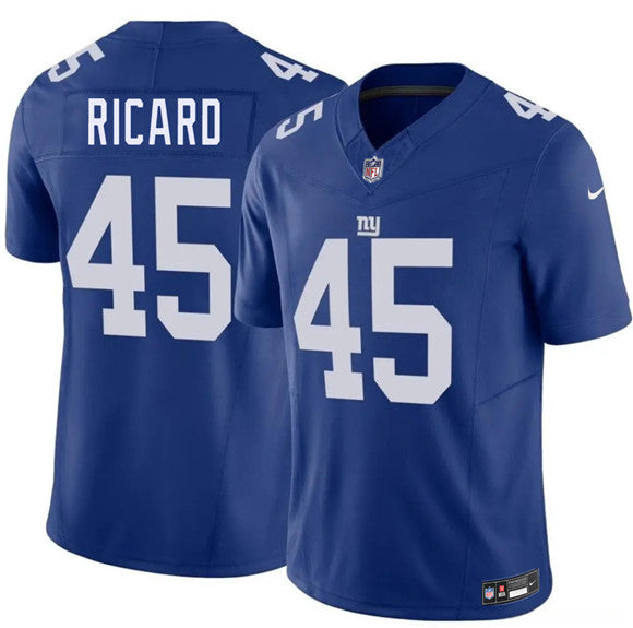 Patrick Ricard New York Giants blue Vapor jersey