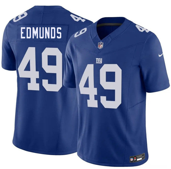 Tremaine Edmunds New York Giants blue Vapor jersey
