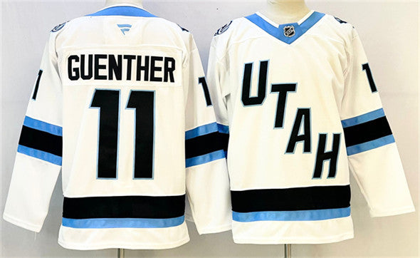 Dylan Guenther Utah Mammoth white jersey