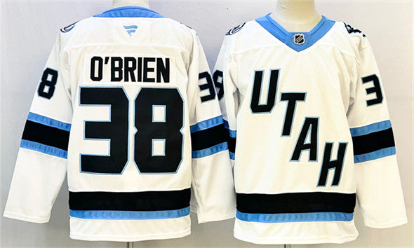 Liam O'Brien Utah Mammoth white jersey