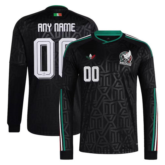 Custom Mexico National Team black jersey