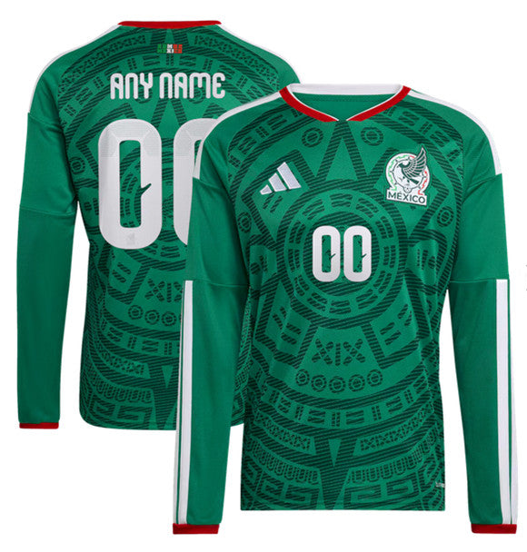 Custom Mexico National Team black Home jersey