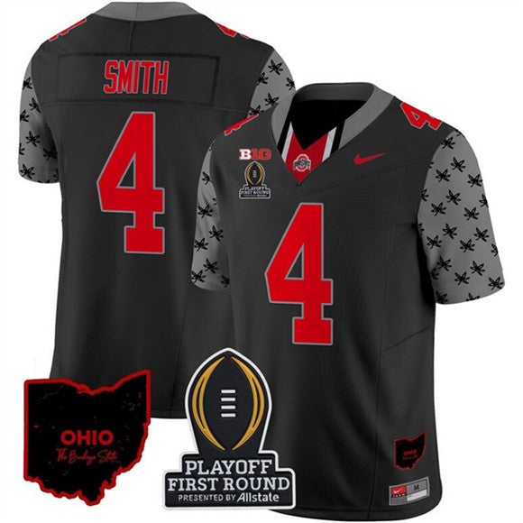 Jeremiah Smith Ohio State Buckeyes black Vapor jersey