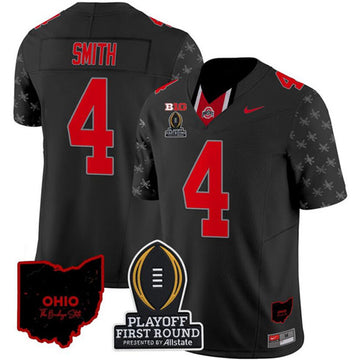 Jeremiah Smith Ohio State Buckeyes black Vapor jersey