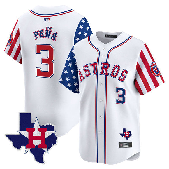 Jeremy Peña Houston Astros white Vapor jersey