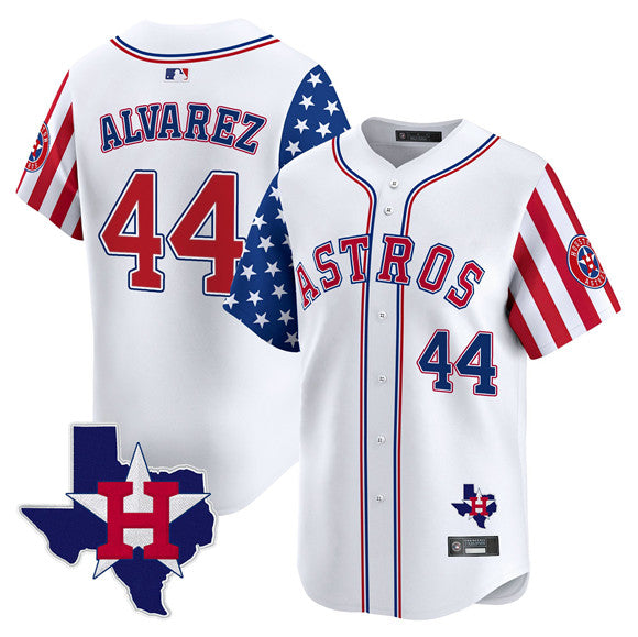 Yordan Alvarez Houston Astros white Vapor jersey