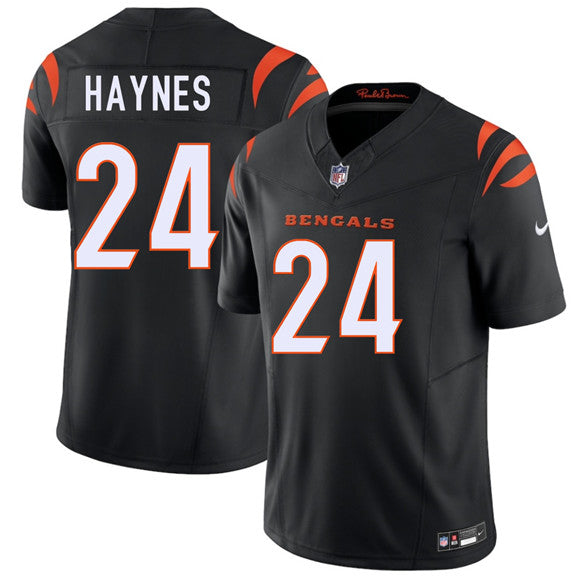 Jamal Haynes Cincinnati Bengals black Vapor jersey