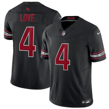 Jeremiyah Love Arizona Cardinals black Vapor jersey