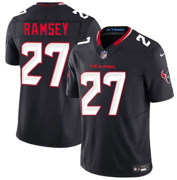 Kamari Ramsey Houston Texans navy Vapor jersey