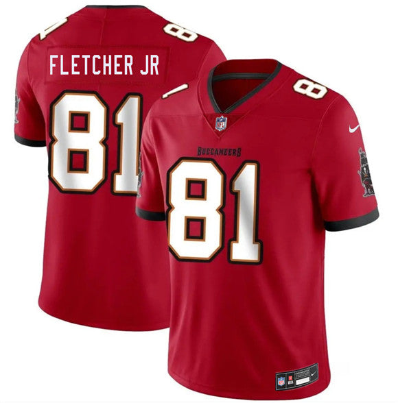 Kenny Fletcher Jr Tampa Bay Buccaneers red Vapor jersey