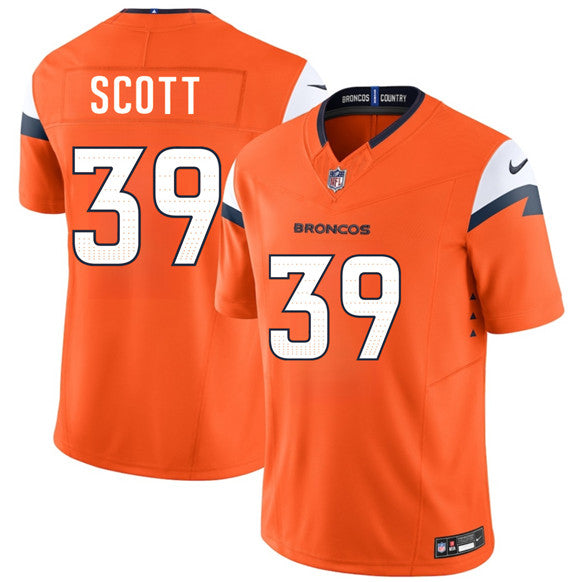Miles Scott Denver Broncos orange Vapor jersey