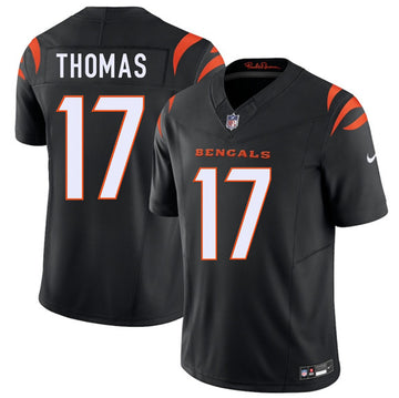 Noah Thomas Cincinnati Bengals black Vapor jersey