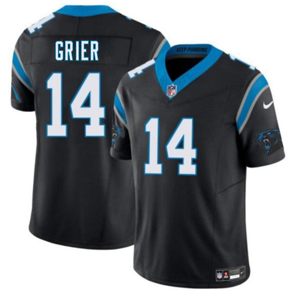 Will Grier Carolina Panthers black Vapor jersey