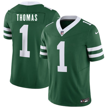 Azareye'h Thomas New York Jets green Vapor jersey