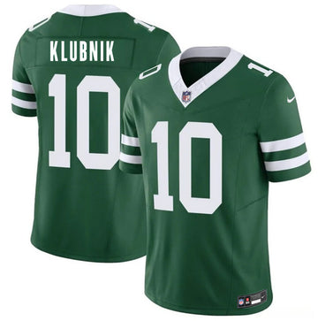 Cade Klubnik New York Jets green Vapor jersey