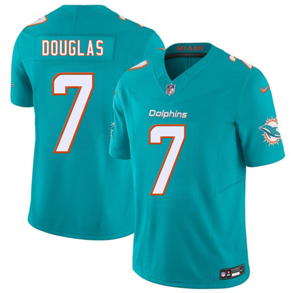 Caleb Douglas Miami Dolphins aqua Vapor jersey