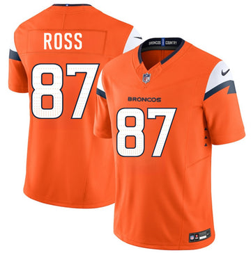 Cam Ross Denver Broncos orange Vapor jersey