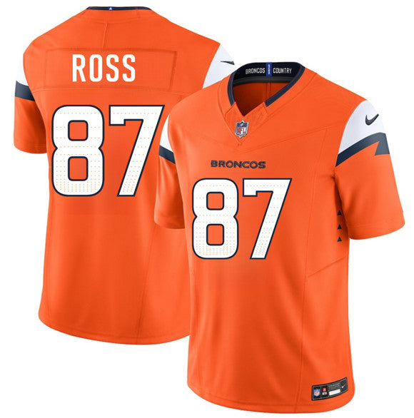 Cam Ross Denver Broncos orange Vapor jersey