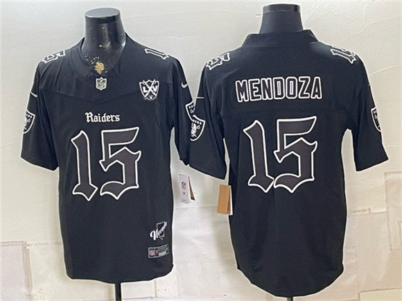 Fernando Mendoza Las Vegas Raiders black Vapor jersey