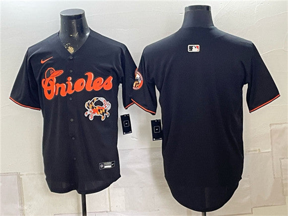 Custom Baltimore Orioles black Vapor jersey